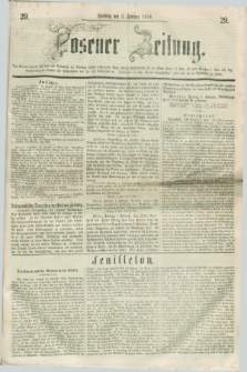 Posener Zeitung. 1856, [№] 29 (3 Februar) + dod.