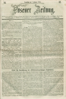 Posener Zeitung. 1856, [№] 32 (7 Februar) + dod.