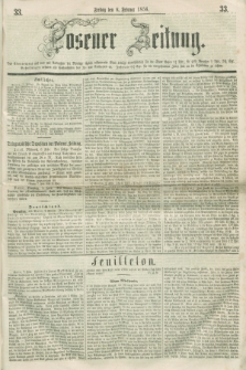 Posener Zeitung. 1856, [№] 33 (8 Februar) + dod.