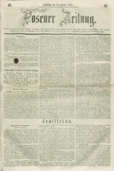Posener Zeitung. 1856, [№] 46 (23 Februar) + dod.
