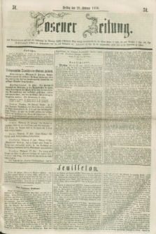 Posener Zeitung. 1856, [№] 51 (29 Februar) + dod.