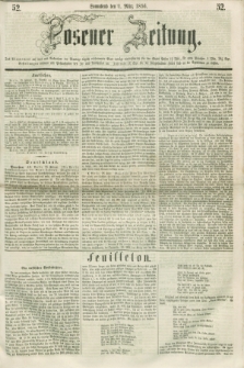 Posener Zeitung. 1856, [№] 52 (1 März) + dod.