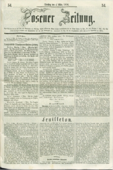 Posener Zeitung. 1856, [№] 54 (4 März) + dod.