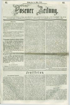 Posener Zeitung. 1856, [№] 63 (14 März)
