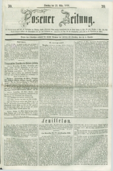 Posener Zeitung. 1856, [№] 70 (23 März) + dod.