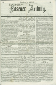 Posener Zeitung. 1856, [№] 95 (24 April) + dod.