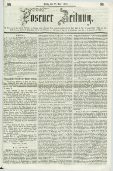 Posener Zeitung. 1856, [№] 96 (25 April) + dod.