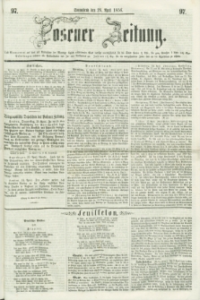 Posener Zeitung. 1856, [№] 97 (26 April) + dod.