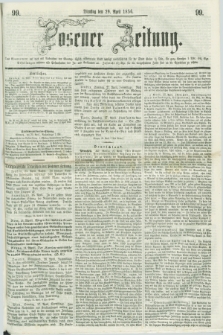 Posener Zeitung. 1856, [№] 99 (29 April) + dod.
