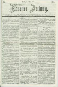 Posener Zeitung. 1856, [№] 104 (6 Mai) + dod.