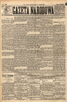 Gazeta Narodowa. 1884, nr 43