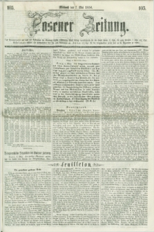 Posener Zeitung. 1856, [№] 105 (7 Mai) + dod.
