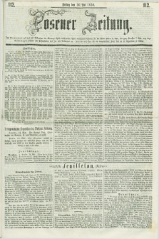 Posener Zeitung. 1856, [№] 112 (16 Mai) + dod.