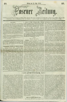 Posener Zeitung. 1856, [№] 118 (23 Mai) + dod.