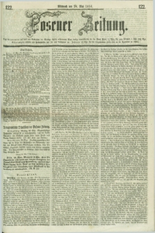 Posener Zeitung. 1856, [№] 122 (28 Mai) + dod.
