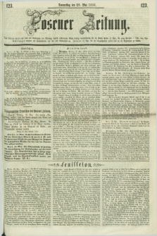 Posener Zeitung. 1856, [№] 123 (29 Mai) + dod.