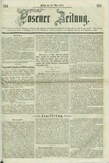 Posener Zeitung. 1856, [№] 124 (30 Mai) + dod.