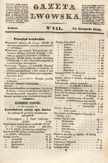 Gazeta Lwowska. 1845, nr 141