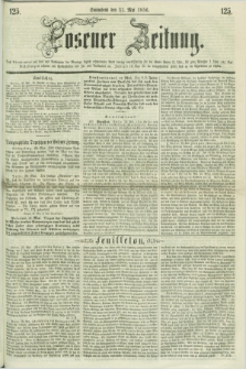 Posener Zeitung. 1856, [№] 125 (31 Mai) + dod.