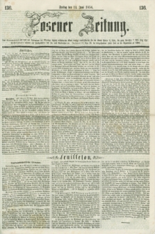 Posener Zeitung. 1856, [№] 136 (13 Juni) + dod.