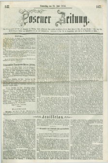 Posener Zeitung. 1856, [№] 147 (26 Juni) + dod.