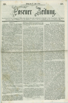 Posener Zeitung. 1856, [№] 148 (27 Juni) + dod.