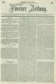 Posener Zeitung. 1856, [№] 159 (10 Juli) + dod.