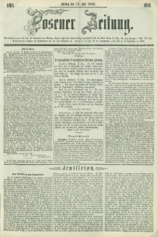 Posener Zeitung. 1856, [№] 160 (11 Juli) + dod.