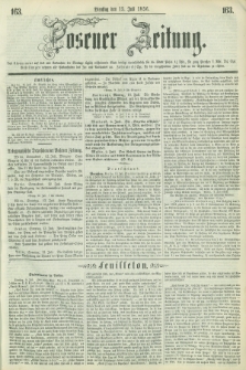 Posener Zeitung. 1856, [№] 163 (15 Juli) + dod.