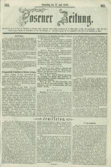 Posener Zeitung. 1856, [№] 165 (17 Juli) + dod.