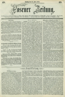 Posener Zeitung. 1856, [№] 168 (20 Juli) + dod.