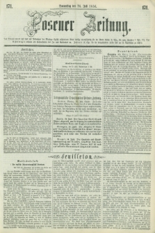 Posener Zeitung. 1856, [№] 171 (24 Juli) + dod.