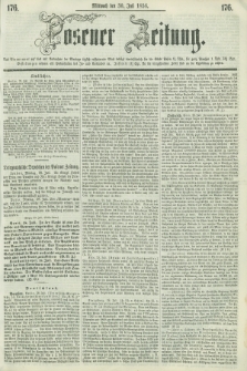 Posener Zeitung. 1856, [№] 176 (30 Juli) + dod.