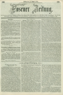 Posener Zeitung. 1856, [№] 190 (15 August) + dod.