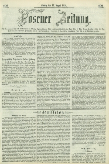 Posener Zeitung. 1856, [№] 192 (17 August) + dod.