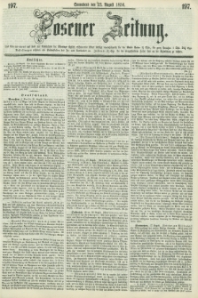 Posener Zeitung. 1856, [№] 197 (23 August) + dod.