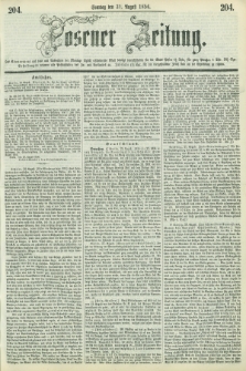 Posener Zeitung. 1856, [№] 204 (31 August) + dod.