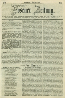 Posener Zeitung. 1856, [№] 210 (7 September) + dod.