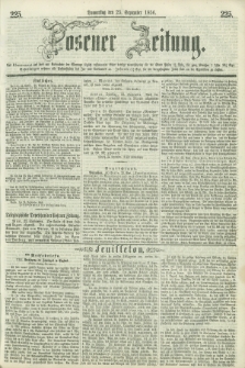Posener Zeitung. 1856, [№] 225 (25 September) + dod.