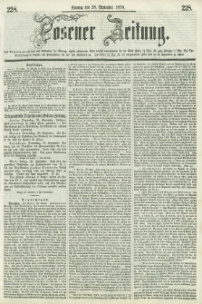 Posener Zeitung. 1856, [№] 228 (28 September) + dod.