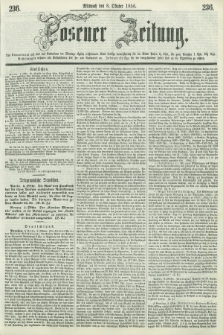 Posener Zeitung. 1856, [№] 236 (8 Oktober) + dod.
