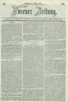 Posener Zeitung. 1856, [№] 237 (9 Oktober) + dod.