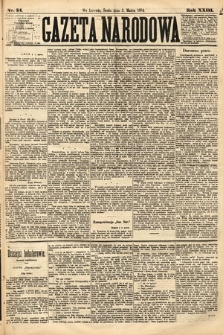 Gazeta Narodowa. 1884, nr 54