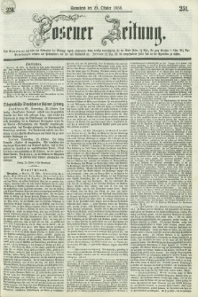 Posener Zeitung. 1856, [№] 251 (25 Oktober) + dod.