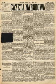 Gazeta Narodowa. 1884, nr 55