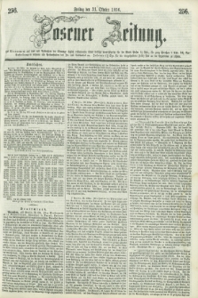Posener Zeitung. 1856, [№] 256 (31 Oktober) + dod.
