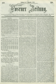 Posener Zeitung. 1856, [№] 258 (2 November) + dod.