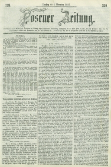 Posener Zeitung. 1856, [№] 259 (4 November) + dod.