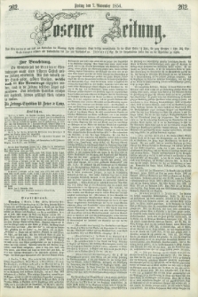 Posener Zeitung. 1856, [№] 262 (7 November) + dod.