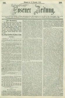 Posener Zeitung. 1856, [№] 266 (12 November) + dod.